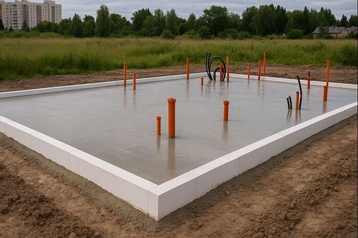 Фундамент шведская утепленная плита: технология и особенности
